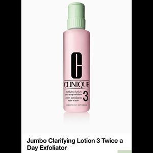 Clinique jumbo clarifying lotion step 3